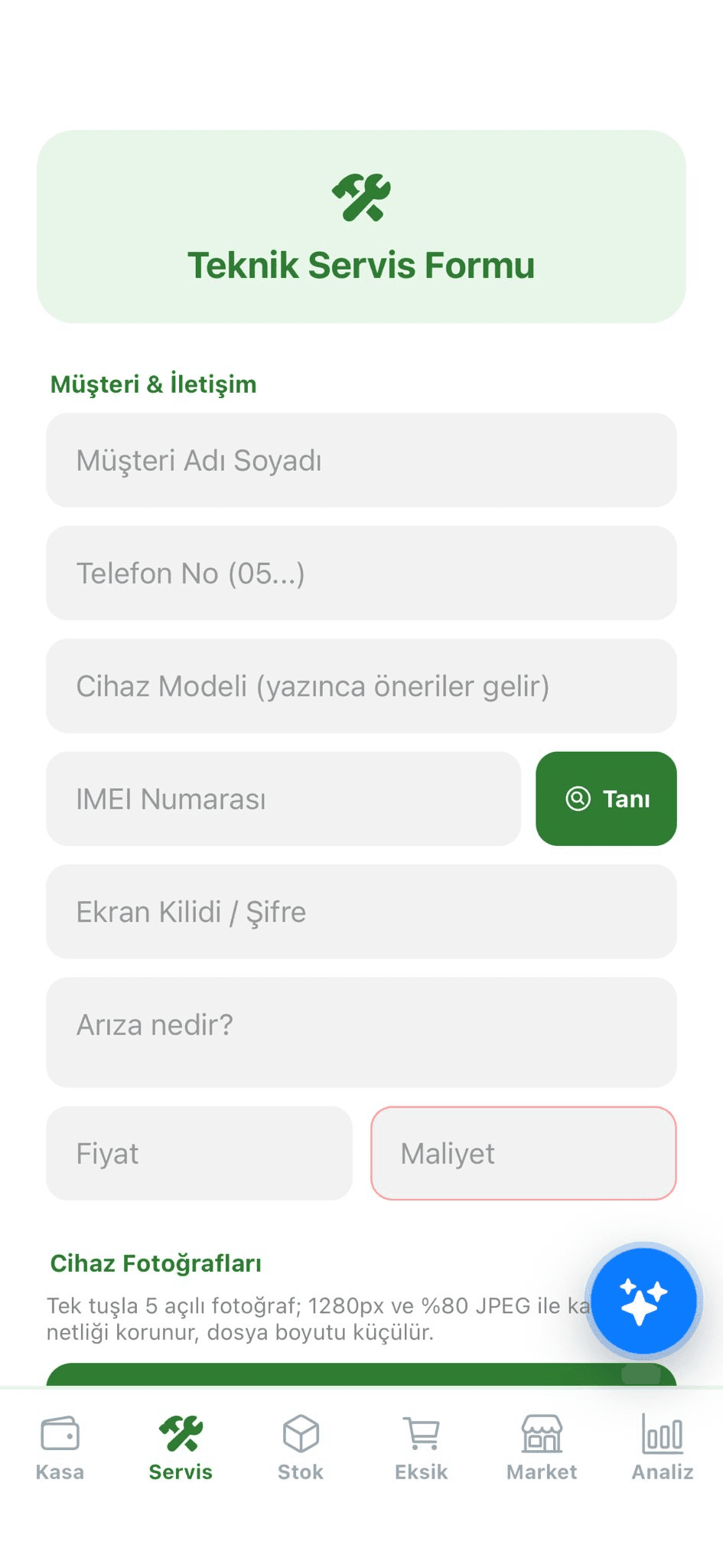 Servis modülü
